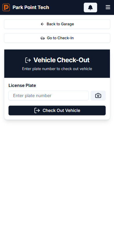 Vehicle Check-Out